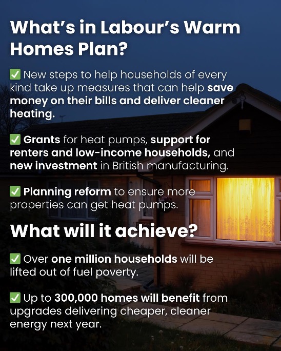 Labour announces plans to deliver cheaper energy bills and cleaner heat ...